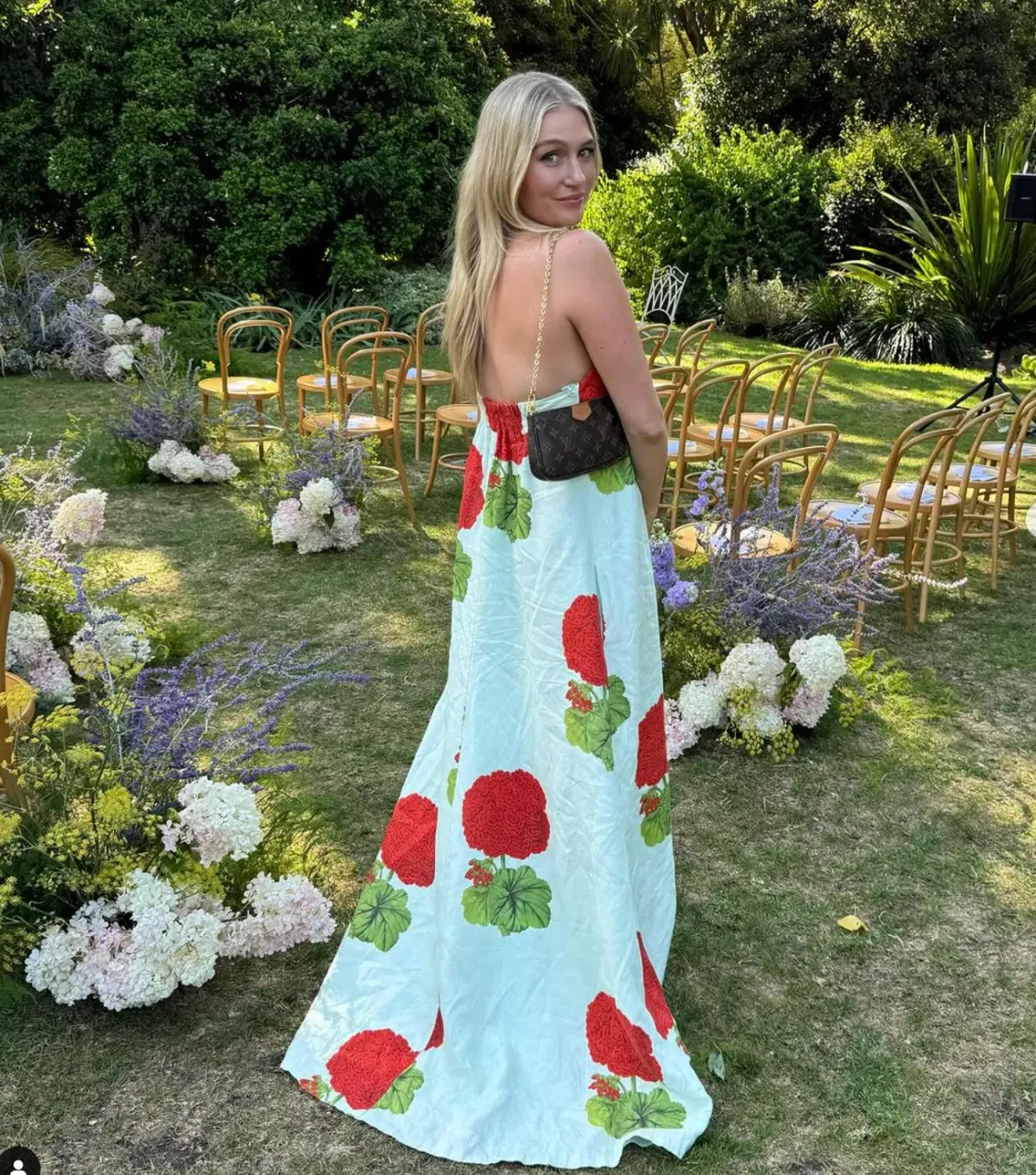 Oroton Posie Geranium Gown Sea Spray Size 6 - Image 15