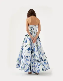 Aje Violette Bubble Hem Maxi Dress Floral Size 10 for rent on The Volte - image 4