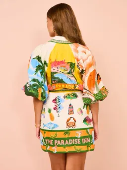 Alemais Paradiso Mini Dress Print Size 10 for rent on The Volte - image 3