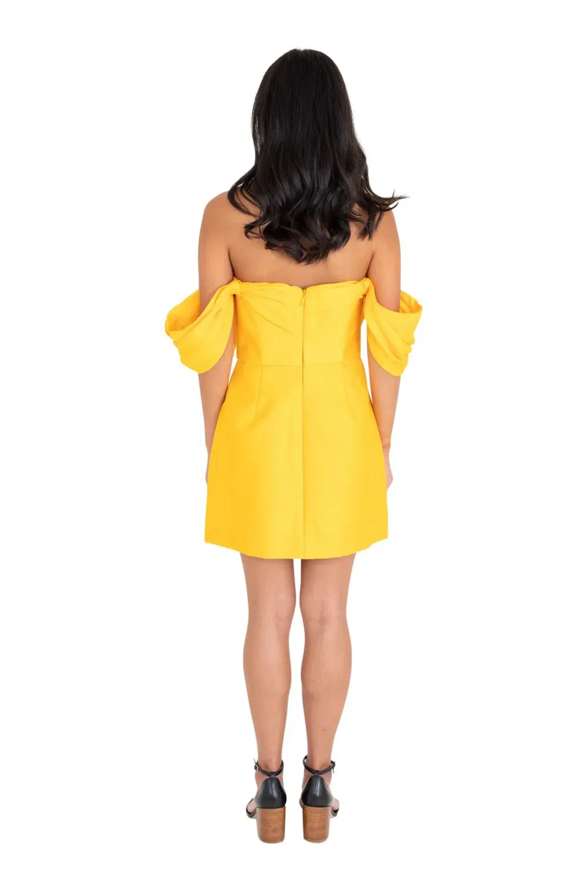 Acler Selkin Dress Citrus Size 10 - Image 3