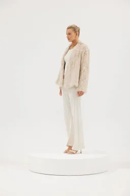 Bubish Valencia Jacket in Oatmeal Size 12  for rent on The Volte - image 4