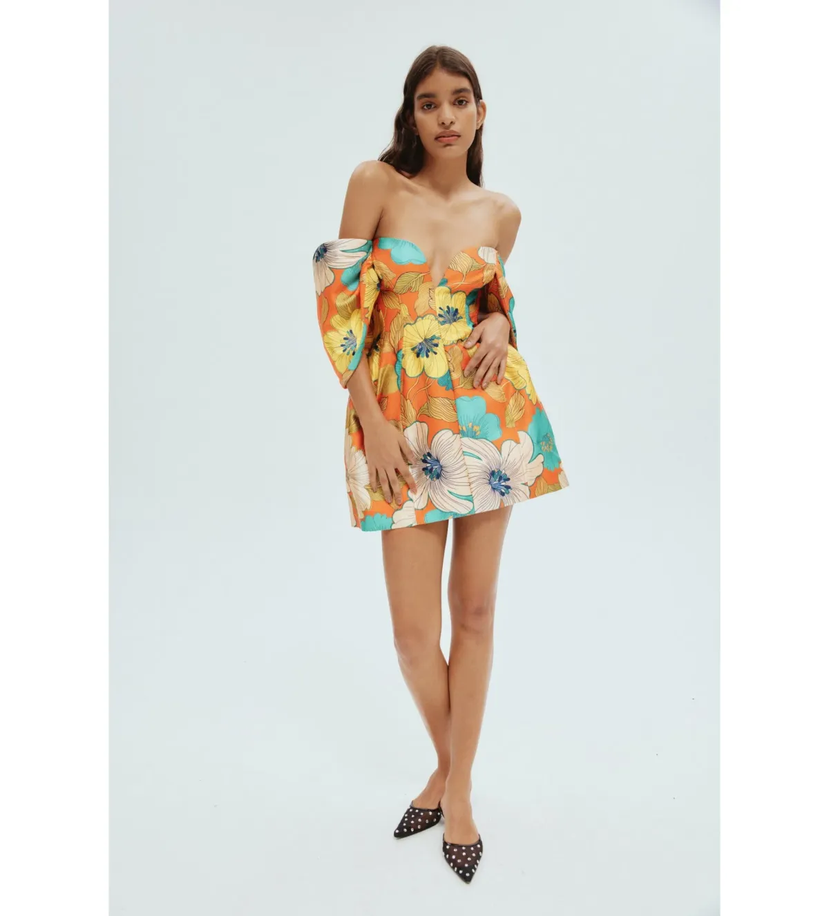 Alemais Piato Sculpt Mini Dress Multi Size 10 - Image 1