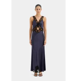 Sir The Label Aries Cut Out Gown in Navy Size 0 / AU 8 for rent on The Volte - image 1
