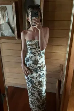 Sir the Label Eleanora Column Midi Dress Viola Floral Print Size 6 for rent on The Volte - image 1