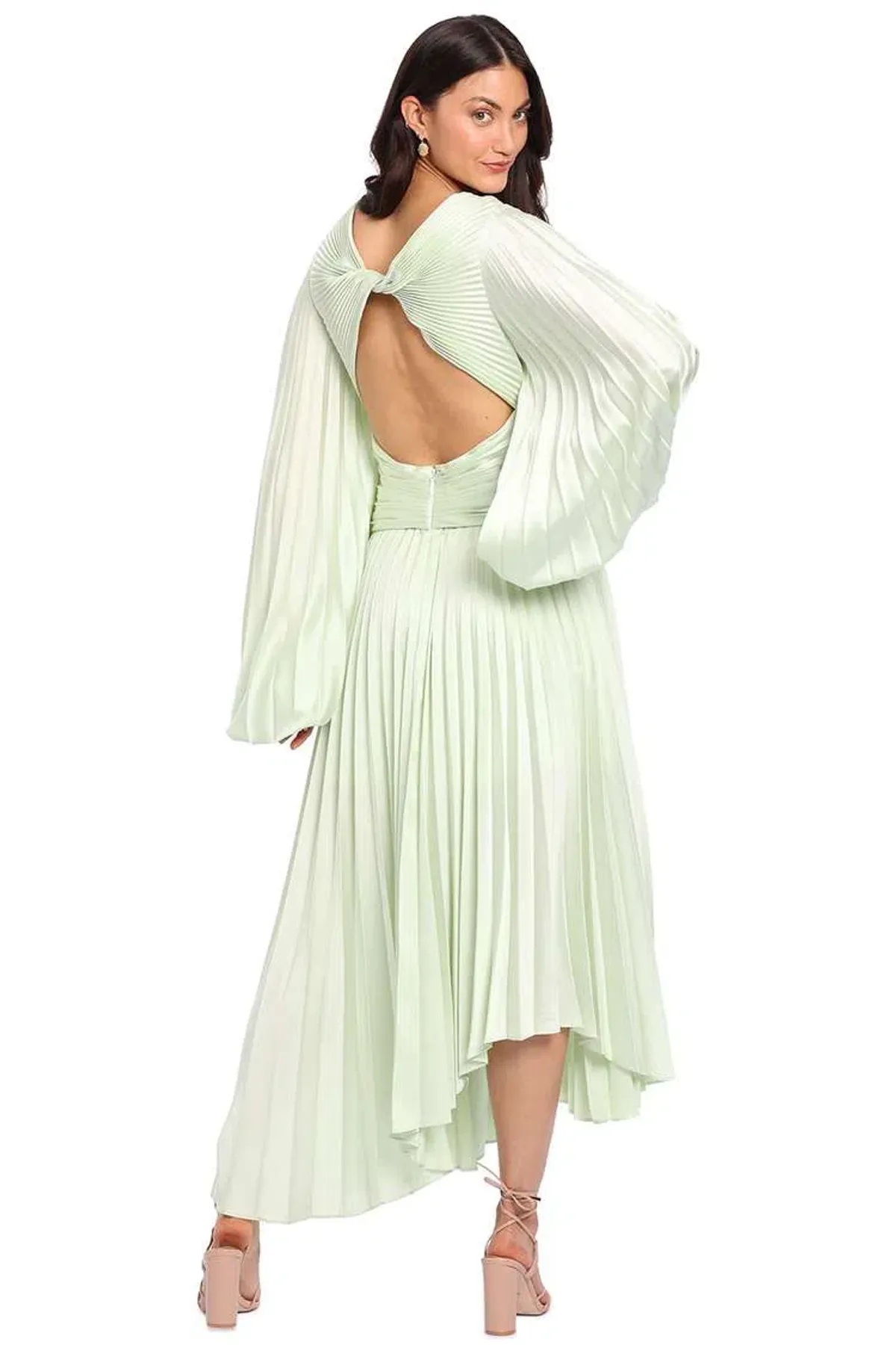 Acler Palms Dress in Cool Mint Size 10 - Image 3