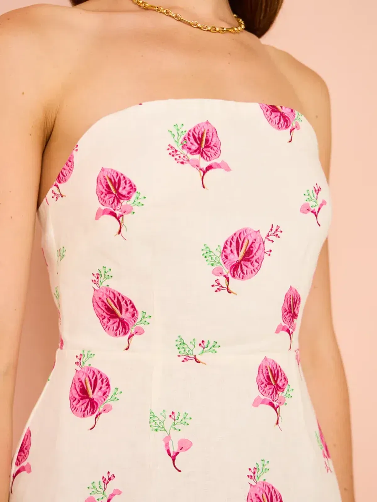 Aston Studio Beatrix Dress in Arisa Anthurium Size 10 - Image 5