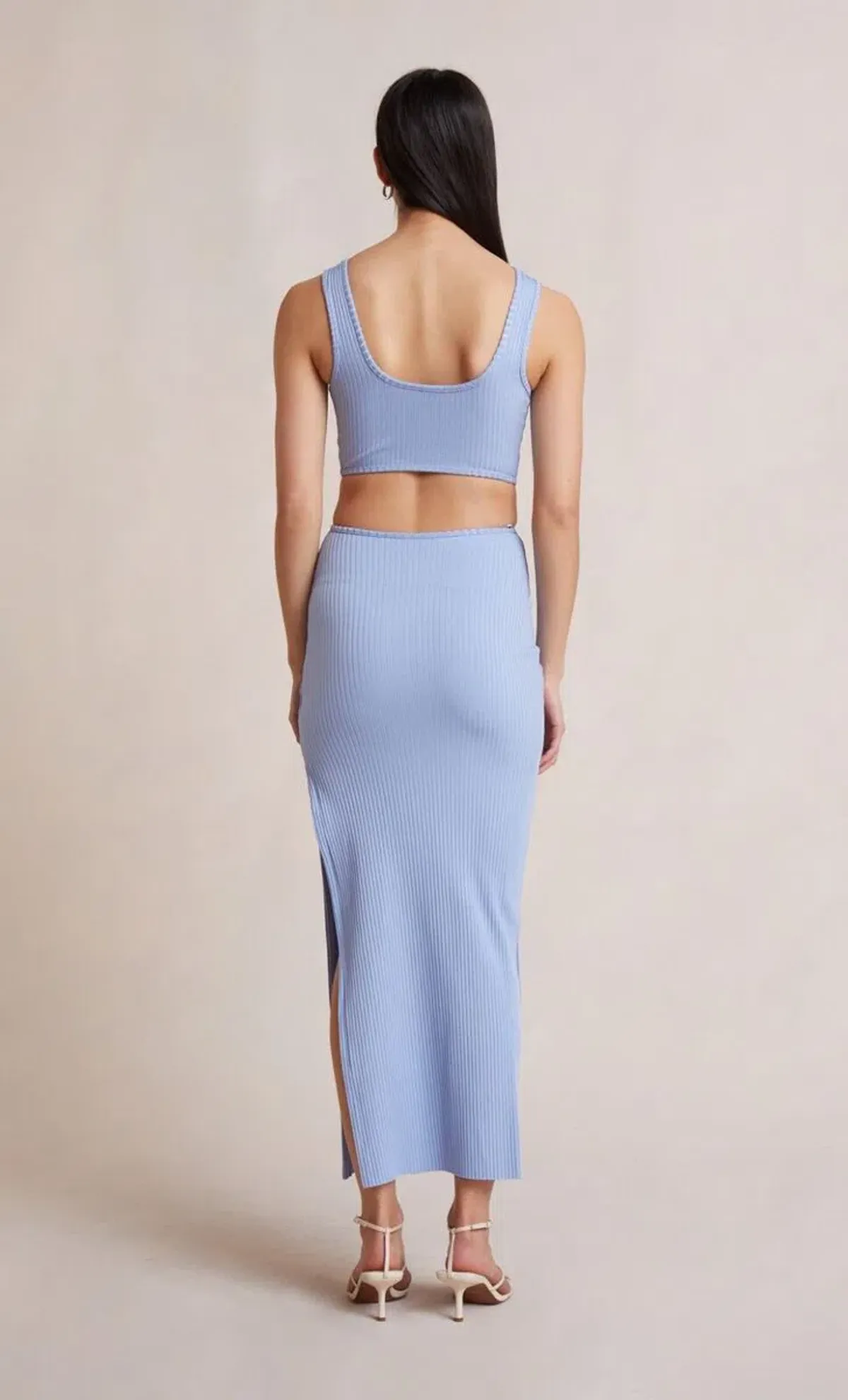 Bec & Bridge Cornflower Reba Midi Dress Blue Size 8 - Image 3