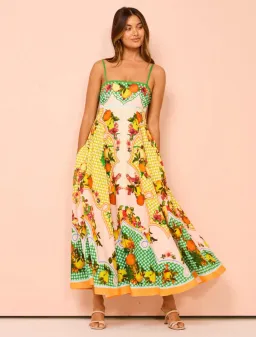 Alemais Lemonis Sundress Multi Size 10 for rent on The Volte - image 1