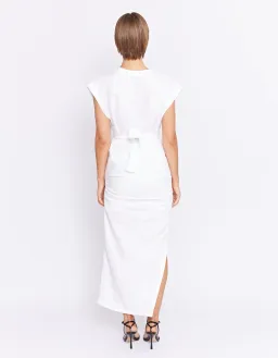 Pfeiffer Clifton Linen Maxi Dress Powder Size 8 for rent on The Volte - image 5