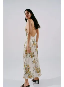 Bec & Bridge Louella Satin Maxi Dress Floral Size AU 6 for rent on The Volte - image 2