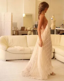 Arcina Ori Juliette Skirt/Dress Cream Size S / AU 8 for rent on The Volte - image 3