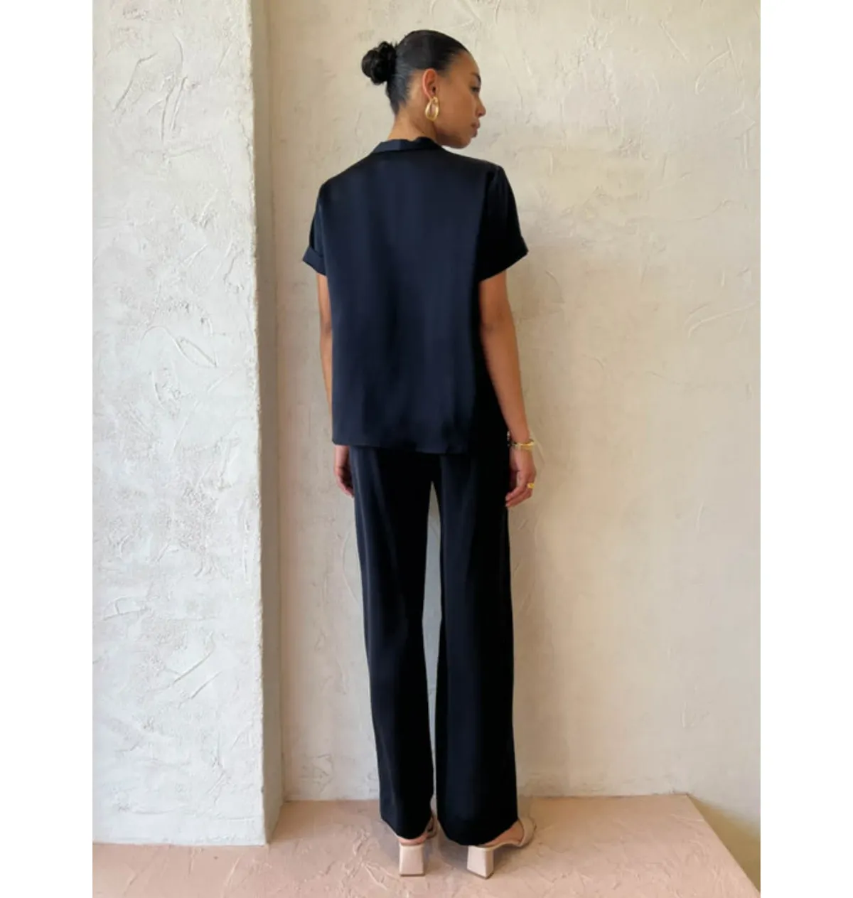 Viktoria & Woods Hallelujah Shirt and Chauffeur Trouser Set in Navy Size 2 / AU 10 - Image 4