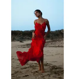 Rat & Boa Cecelia Dress Red Size M / AU 10 for rent on The Volte - image 2