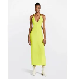 Dion Lee Rope-trimmed Open-back Cady Midi Dress in Yellow Size AU 6  for rent on The Volte - image 1