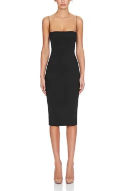 MISHA Sophie Dress Black Size 8/S for rent on The Volte - image 3
