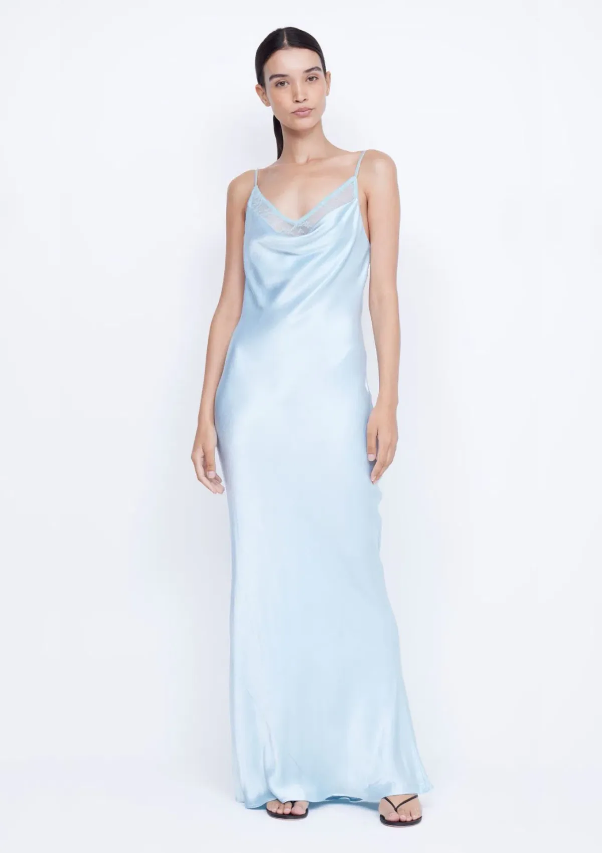 Bec & Bridge Arabella Backless Dress Dolphin Blue Size 6 - Image 1