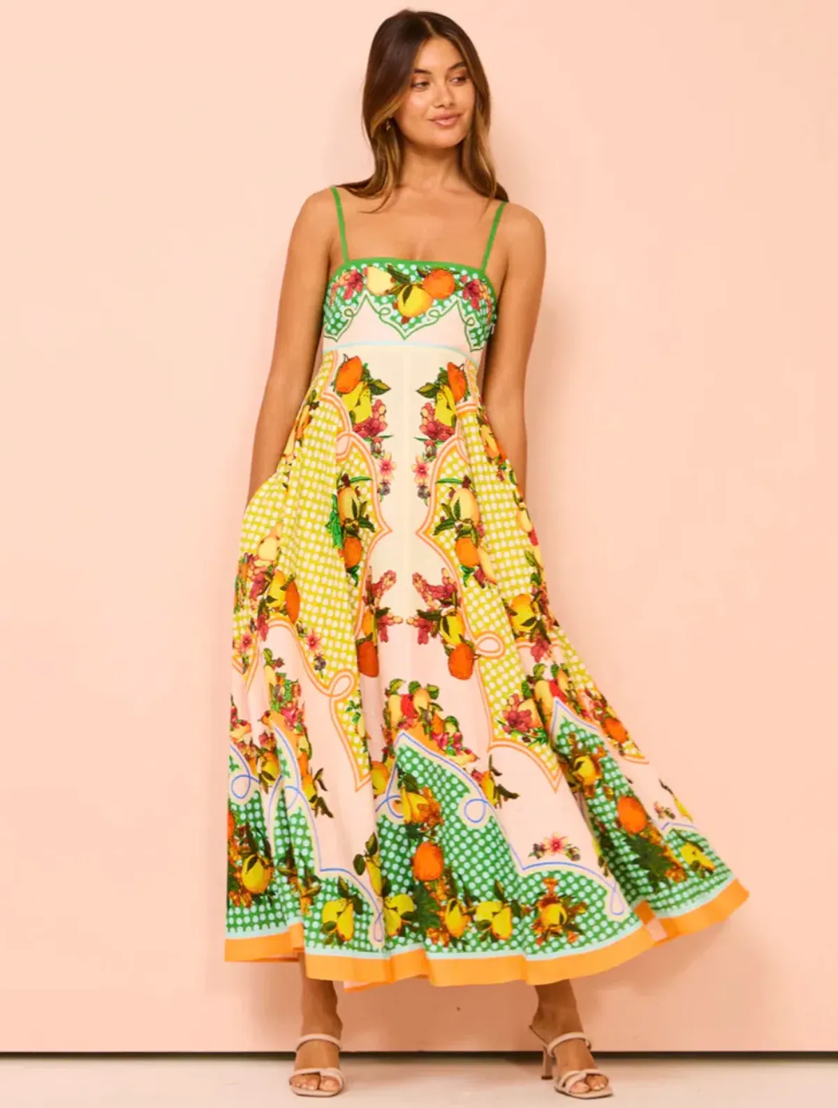 Alemais Lemonis Sundress Multi Size 10 - Image 5