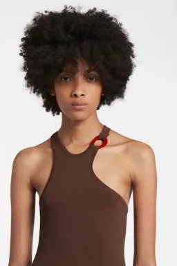 Sir The Label Aude Open Back Dress Brown Size 0 (AU 6) for rent on The Volte - image 2