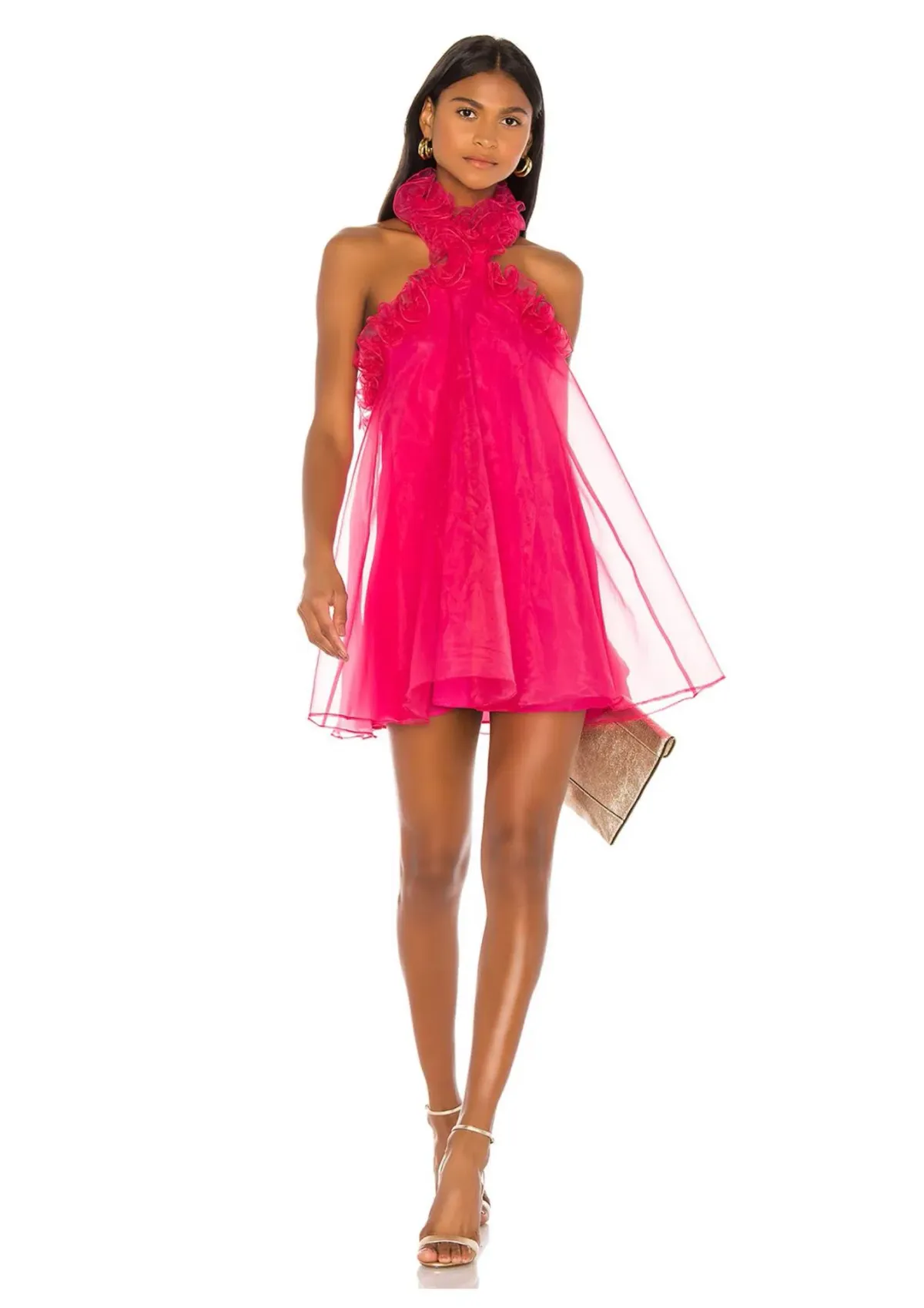 Lovers and Friends Capri Mini Dress Hot Pink Size 6 - Image 1