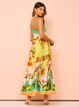 Alemais Lemonis Sundress Print Size 8 for rent on The Volte - image 3