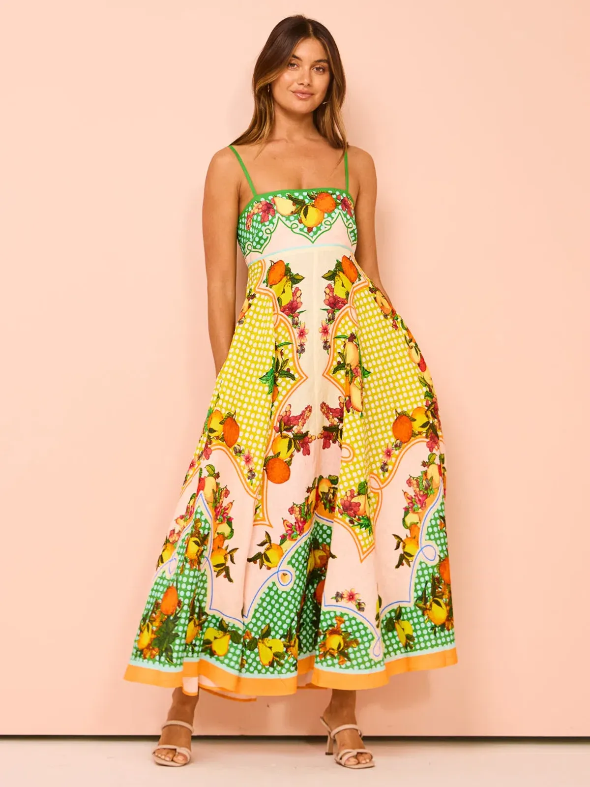 Alemais Lemonis Sundress Print Size 10 - Image 1