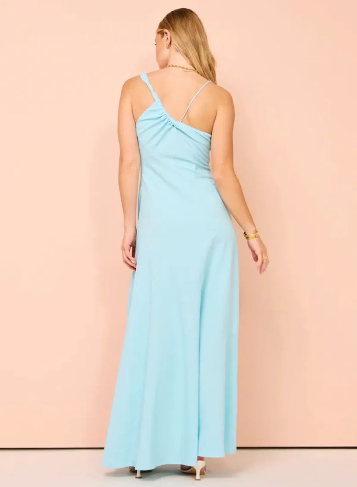One Fell Swoop Fraya Maxi Dress in Dove Blue Size 10 - Image 3