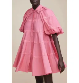 Acler Bowdon Dress Dusty Rose in Size AU 10 for rent on The Volte - image 3