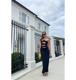 Maygel Coronel Veranera Dress Black Size AU 10 for rent on The Volte - image 2