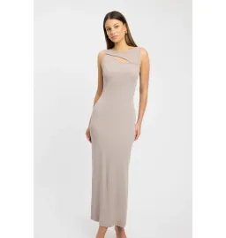Kookaï Zara Maxi Dress Ash Grey Size AU 34 / AU 6  for rent on The Volte - image 2