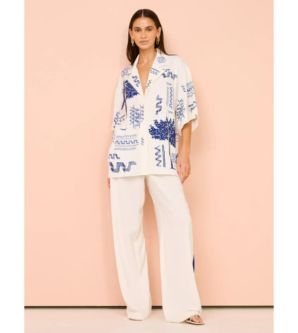 Camilla and Marc Cassia Shirt AU 8 and Pant AU 10 in Blue - Image 1