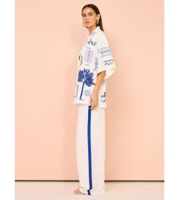 Camilla and Marc Cassia Shirt AU 8 and Pant AU 10 in Blue for rent on The Volte - image 2