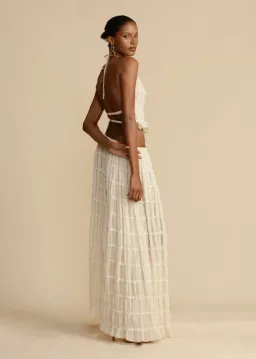 Arcina Ori Juliette Top and Skirt Cream Size S / AU 6-8 for rent on The Volte - image 12
