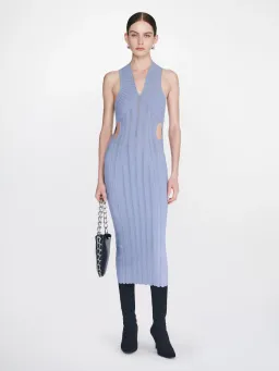 Dion Lee Snakeskin Dress Blue Size XXS/ AU 4 for rent on The Volte - image 1