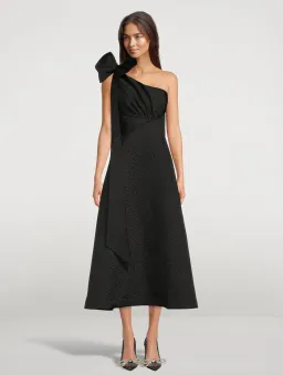 Rachel Gilbert Malea Midi Dress Black Size 8 for rent on The Volte - image 1