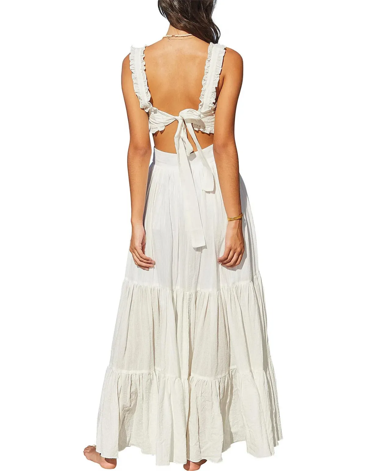 Bec & Bridge Koa Top Size 8 and Skirt Size 6 Set White  - Image 5