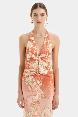 Sir The Label Como Twist Dress Paradiso Print Size 6 for rent on The Volte - image 3