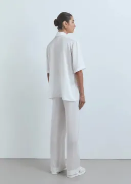 Viktoria and Woods Chorus Two-Piece Suit White Ivory Size 8 for rent on The Volte - image 3