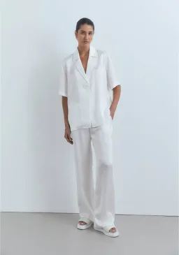 Viktoria and Woods Chorus Two-Piece Suit White Ivory Size 8 for rent on The Volte - image 1