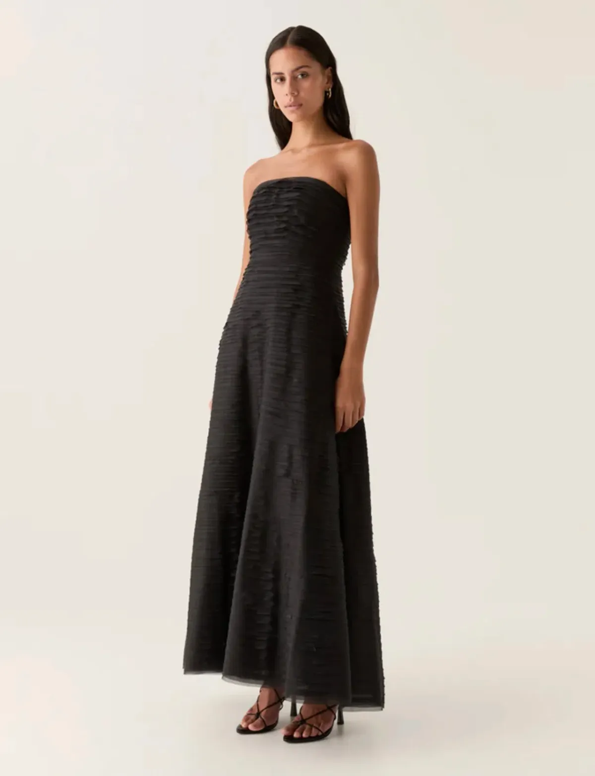 AJE Soundscape Maxi Dress Black Size AU 8 - Image 1