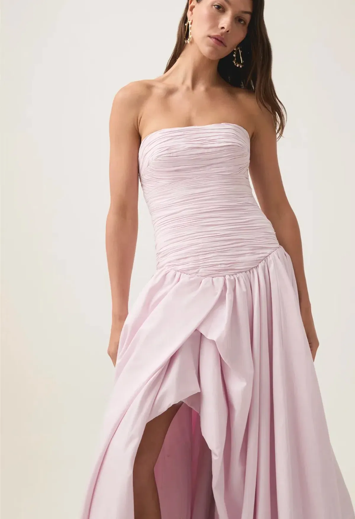 Aje Violette Bubble Hem Maxi Dress Pastel Pink Size 8 - Image 3