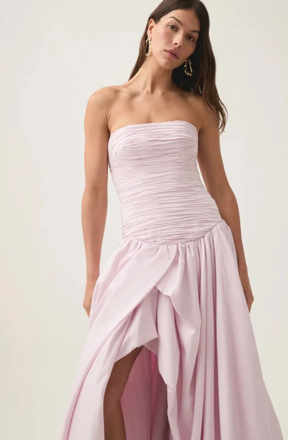 Aje Violette Bubble Hem Maxi Dress pastel pink Size 16 - Image 4