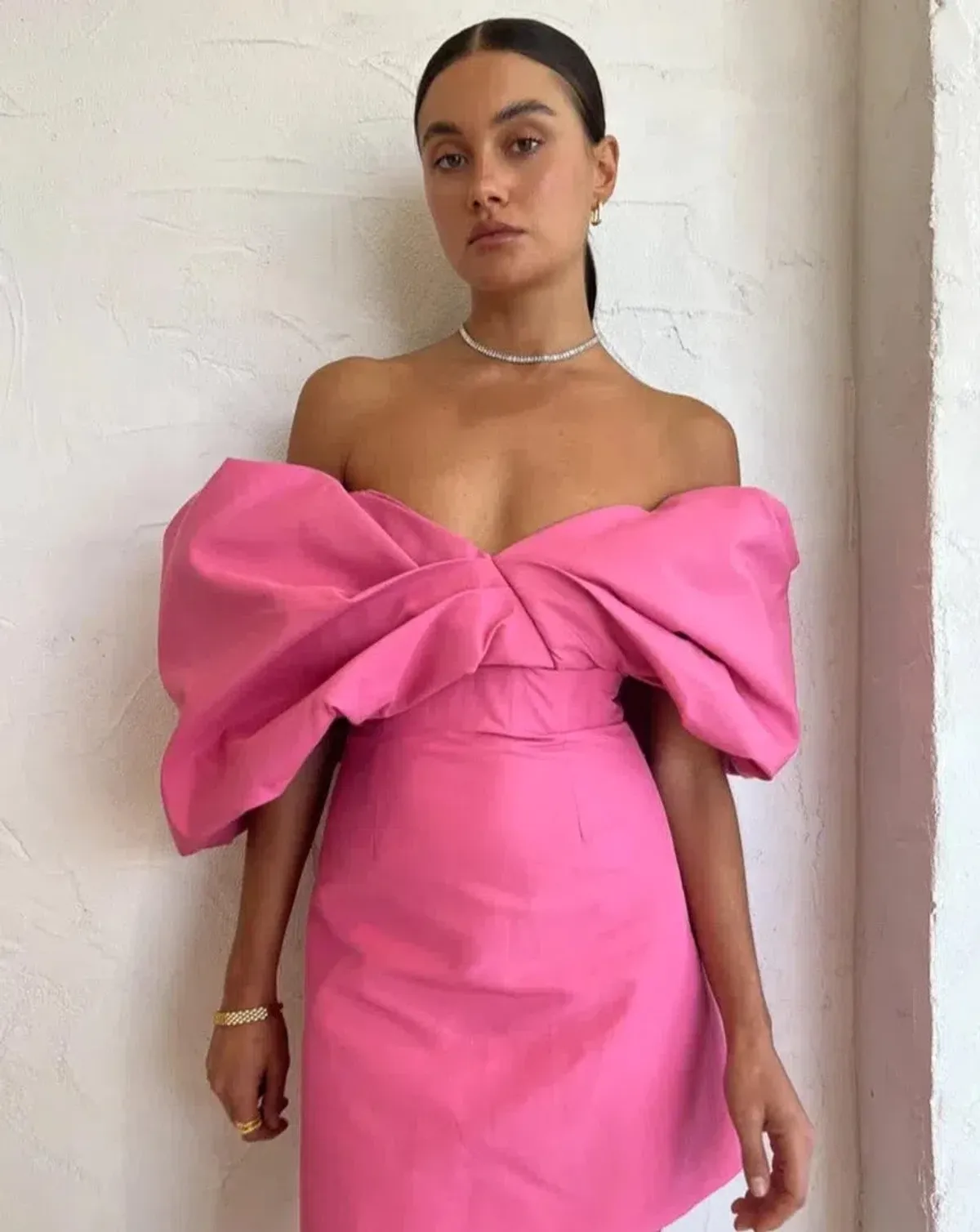 Rachel Gilbert Xavier Mini Dress Pink Size 6 - Image 1