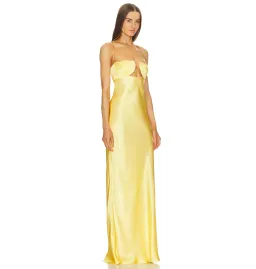 Anna October Tulip Maxi Dress Yellow Size AU 8 for rent on The Volte - image 1