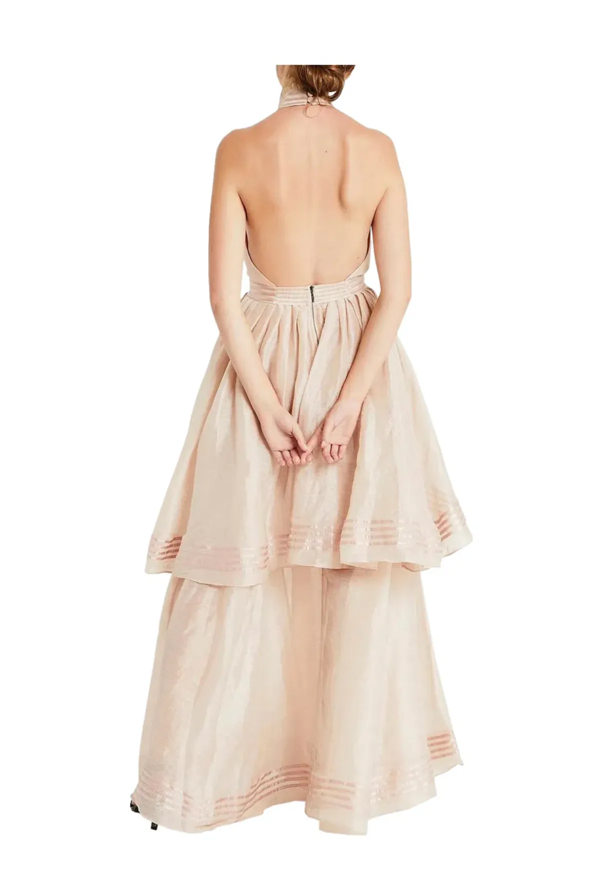 Aje Sienna Dress Blush Size 14 - Image 2