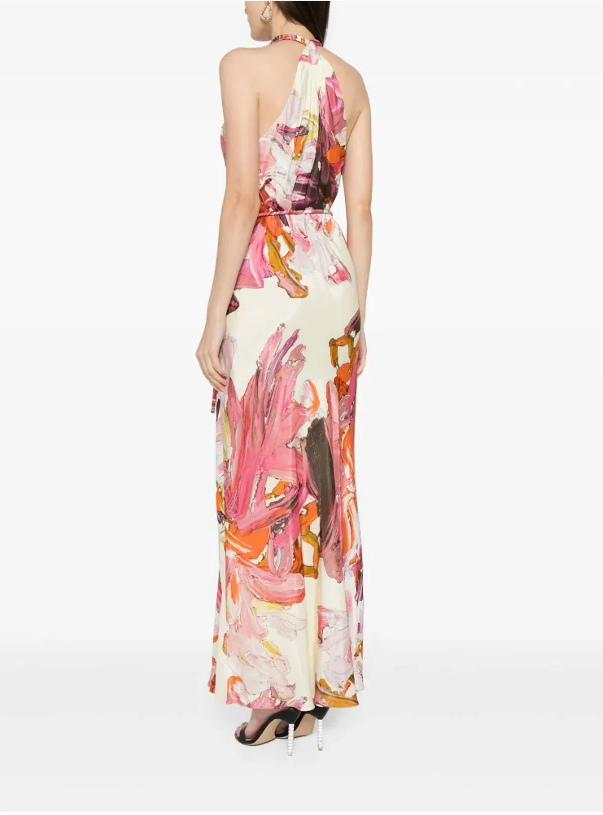 Manning Cartell Distorted Floral Dress Multi Size 4 - Image 3