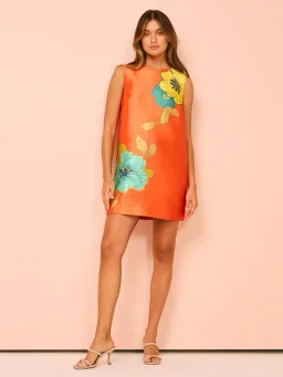 Alemais Piato Mini Dress in Marigold Size 8 for rent on The Volte - image 1