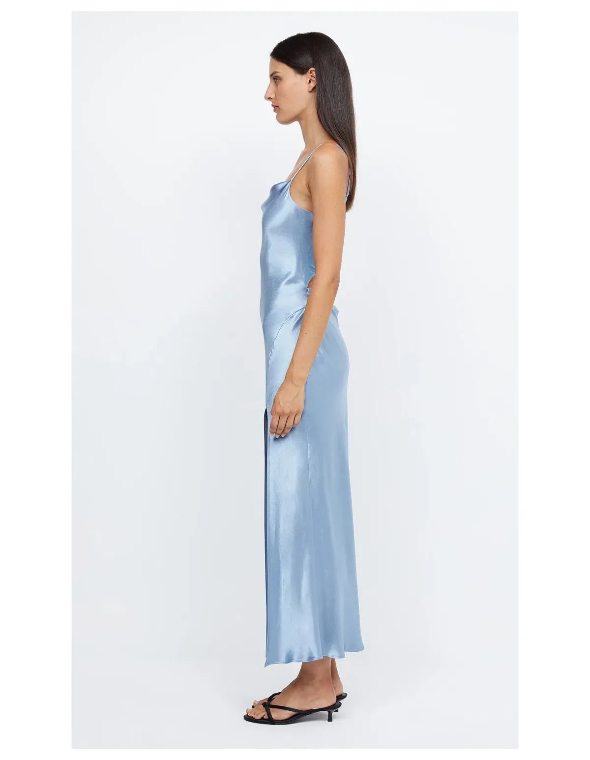 Bec & Bridge Margot Split Dress Blue Size 8 - Image 2