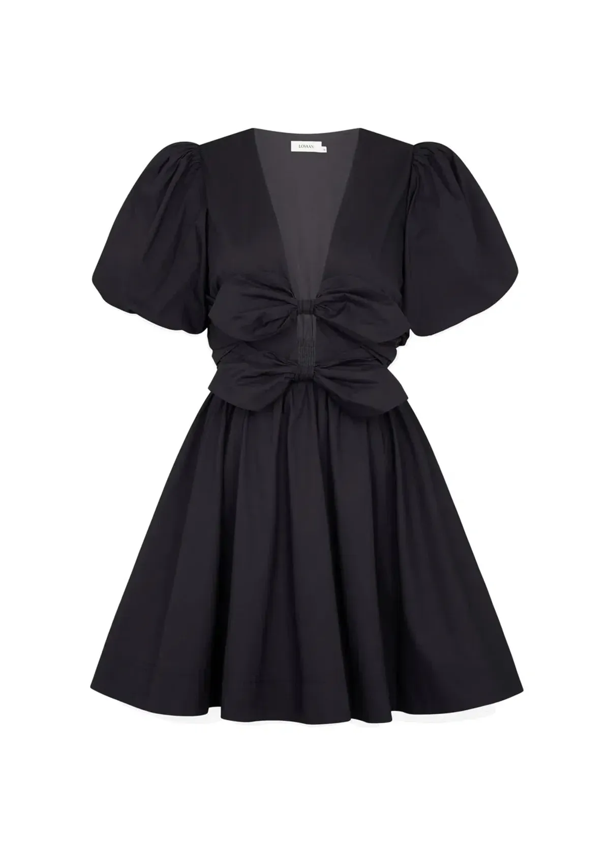 Lovaan Devon Mini Dress Black Size 10 - Image 3