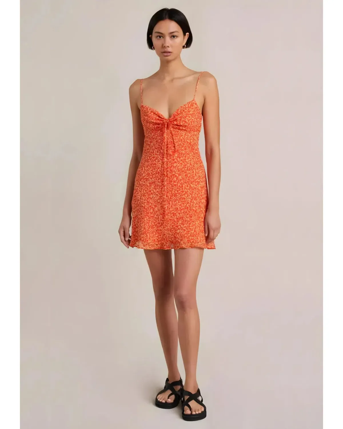Bec & Bridge Cheri Mini Dress Orange Size XS / AU 6 - Image 2