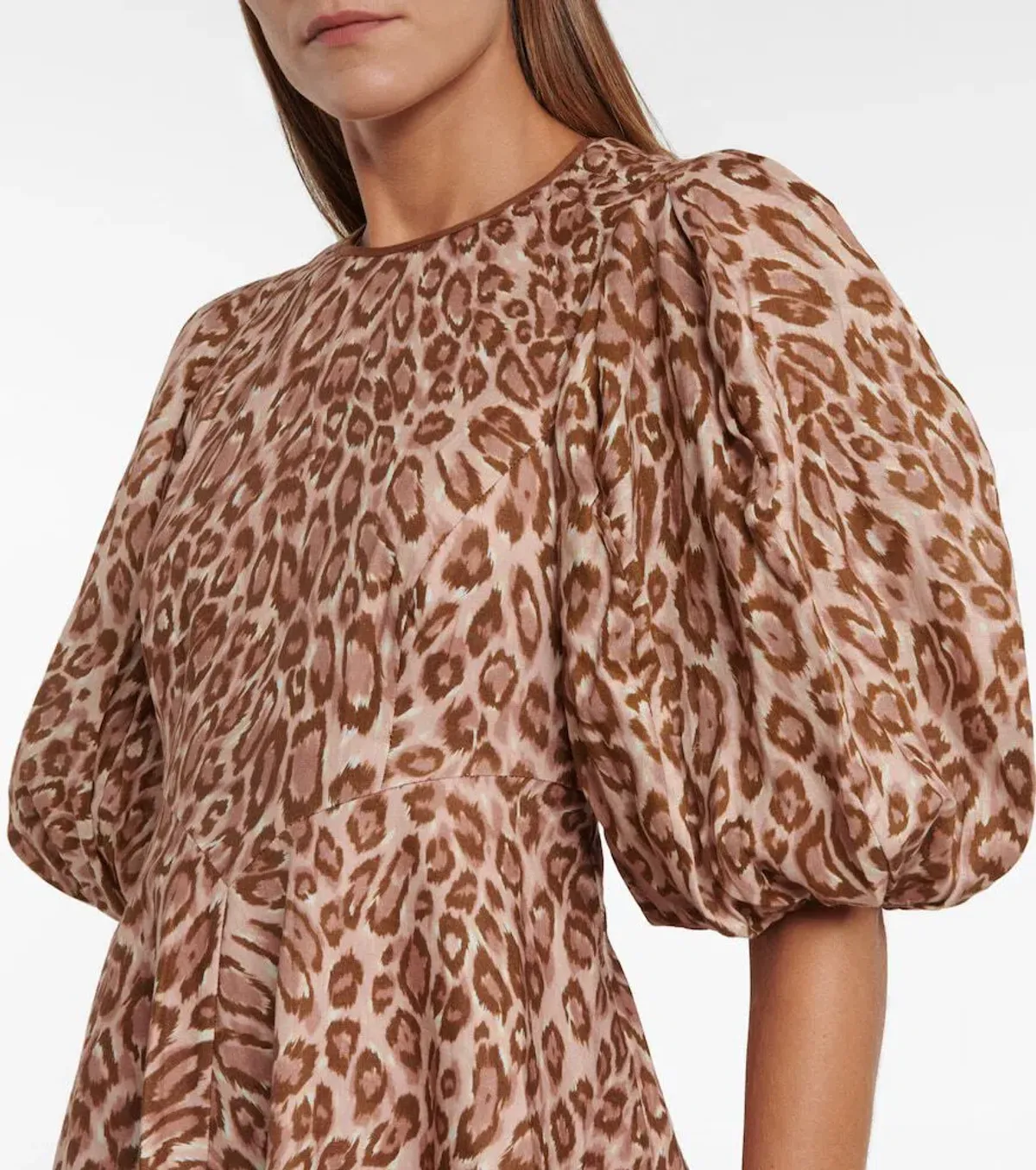 Zimmermann Concert Day Mini Dress Leopard Print Size 4/ AU 16 - Image 3
